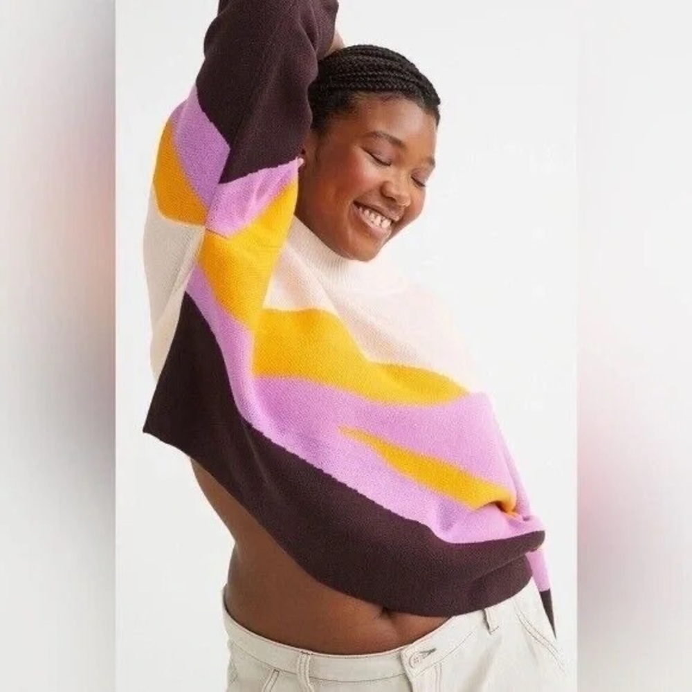 H&M+ | Jacquard-Knit Sweater Various Sizes Available